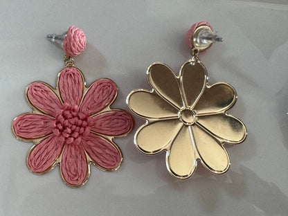 Boucles d’oreilles MARGUERITE ROSE