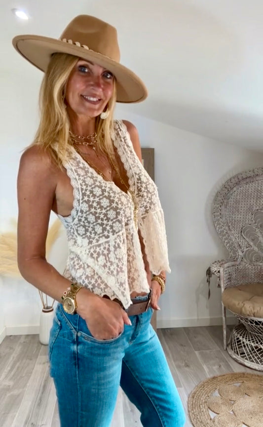 Top Jory en dentelle
