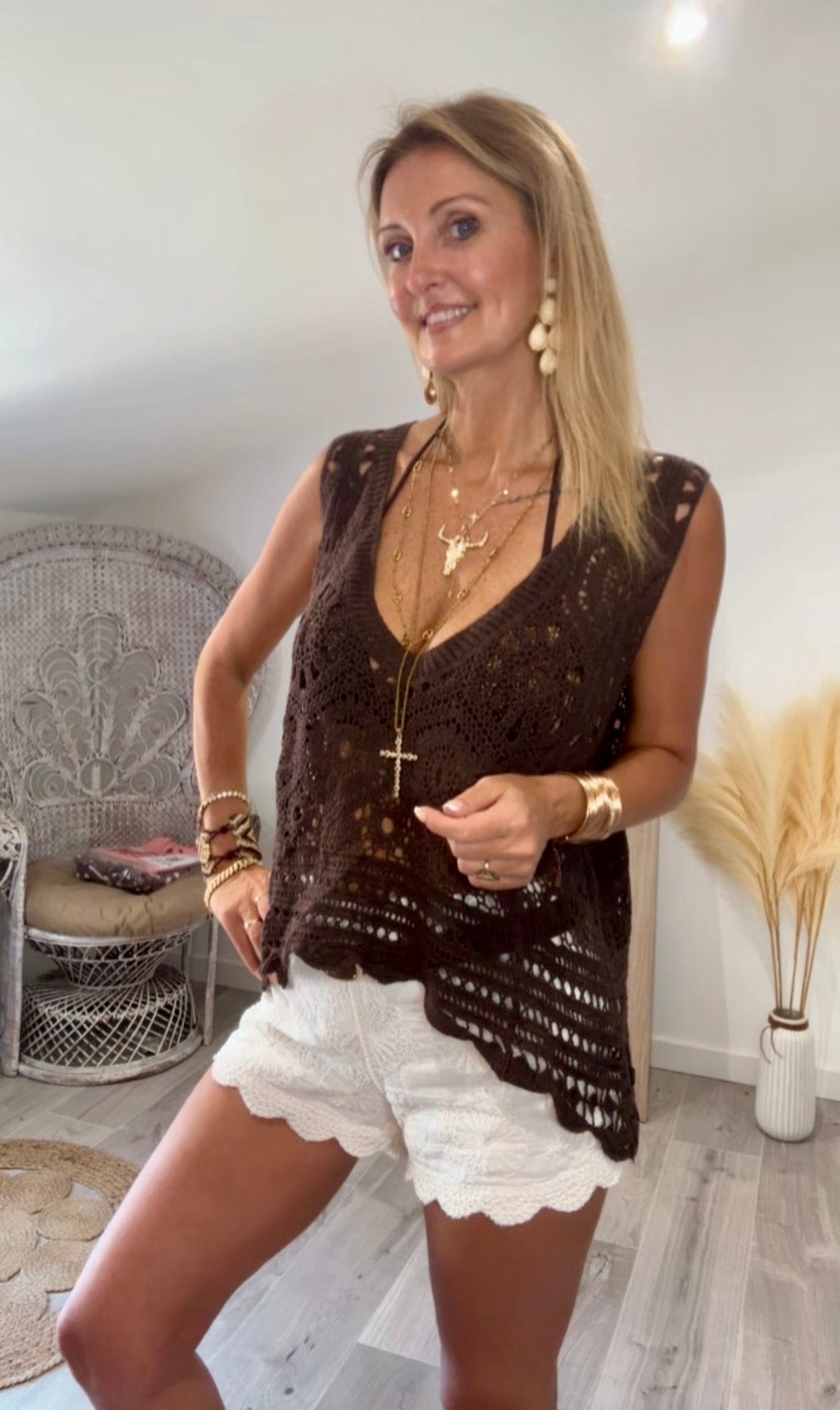 Débardeur GIPSY crochet