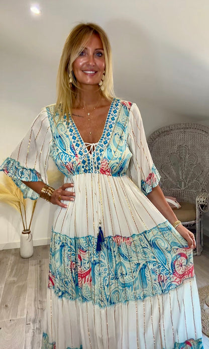 Robe longue bohème IBIZA