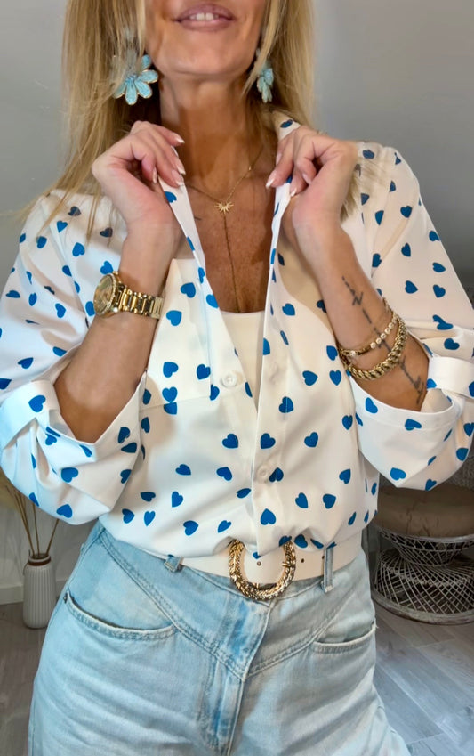 Chemise CORAZON bleue