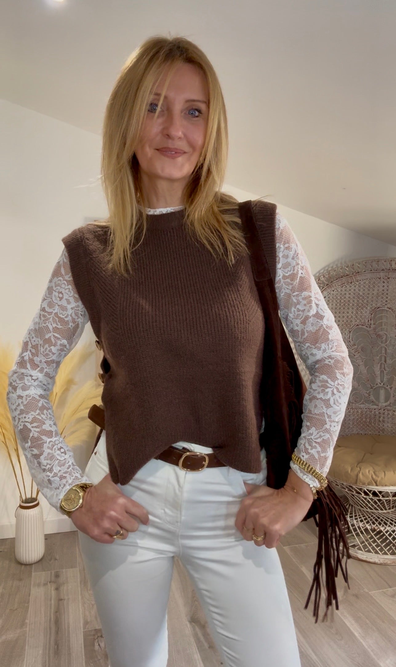 PULL MARC SANS MANCHE