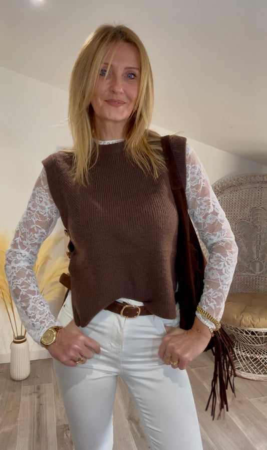 PULL MARC SANS MANCHE