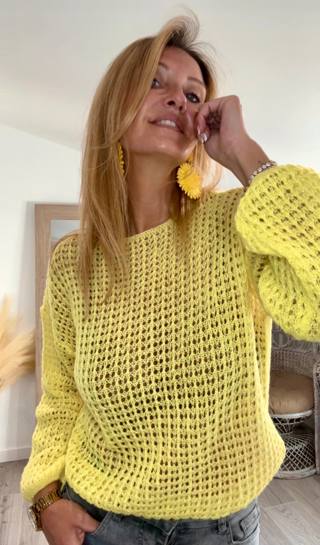 Pull d été YELLOW