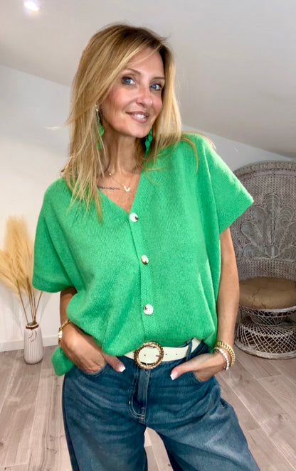 Cardigan BAMBA vert