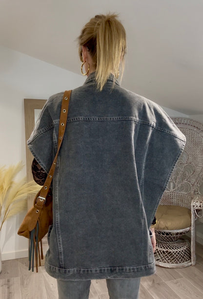 Veste FUNKY en jeans sans manche
