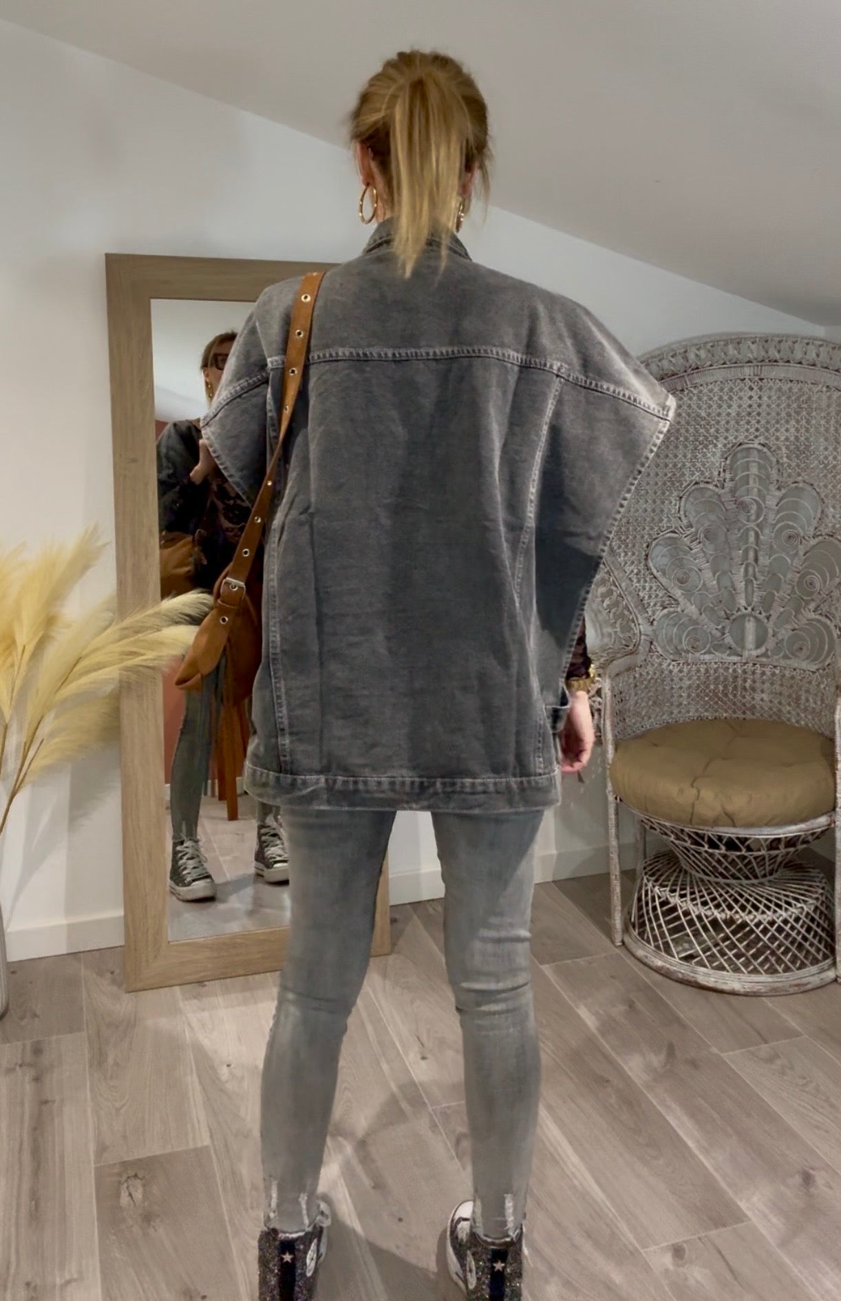 Veste FUNKY en jeans sans manche