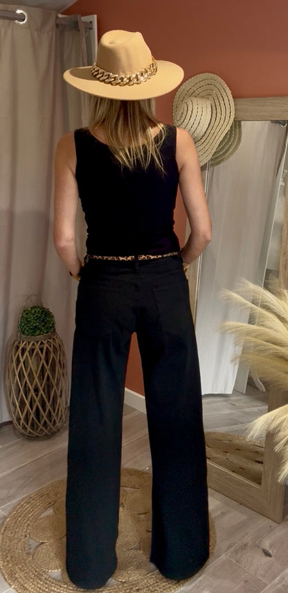 JEAN NOIR SANTANA WILD LEG