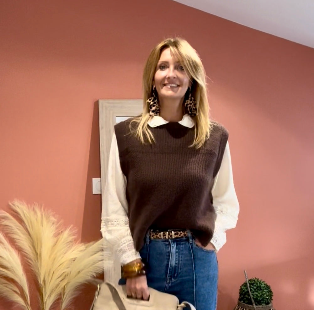 PULL MARC SANS MANCHE