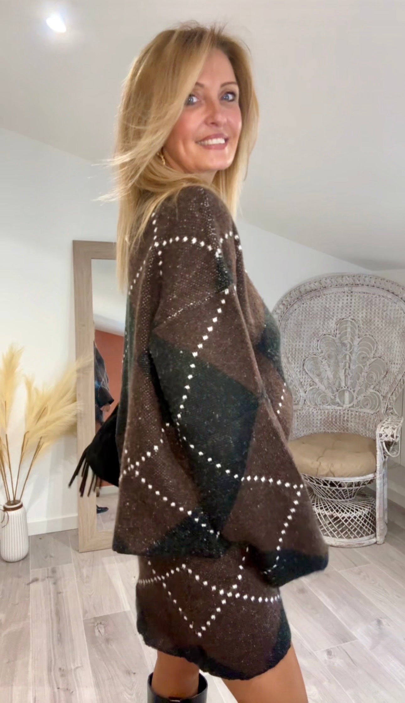 Jupe + pull BRITISH