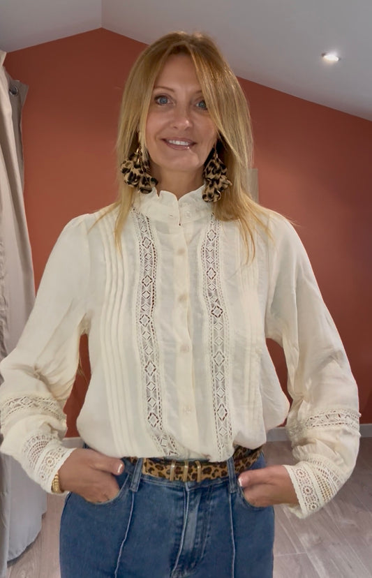 Chemise MOUSQUETAIRE beige