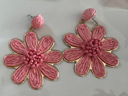 Boucles d’oreilles MARGUERITE ROSE