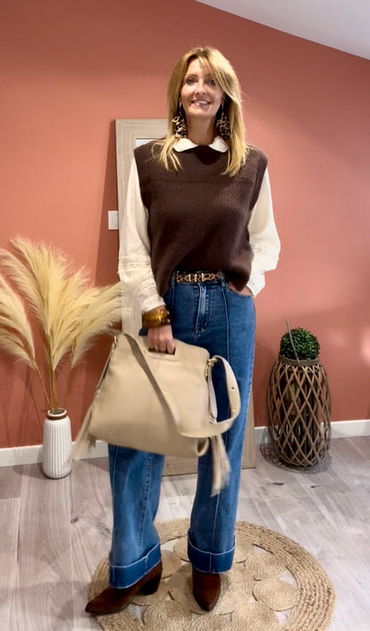 PULL MARC SANS MANCHE