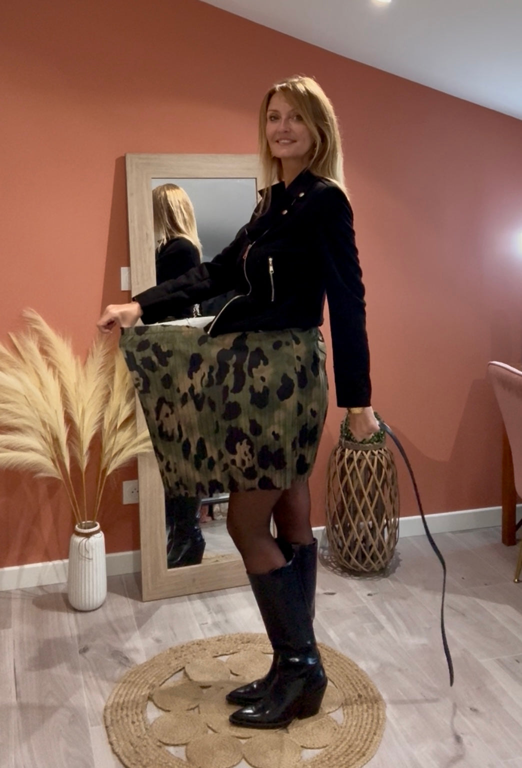 JUPE PLISSEE "CAMOUFLAGE"