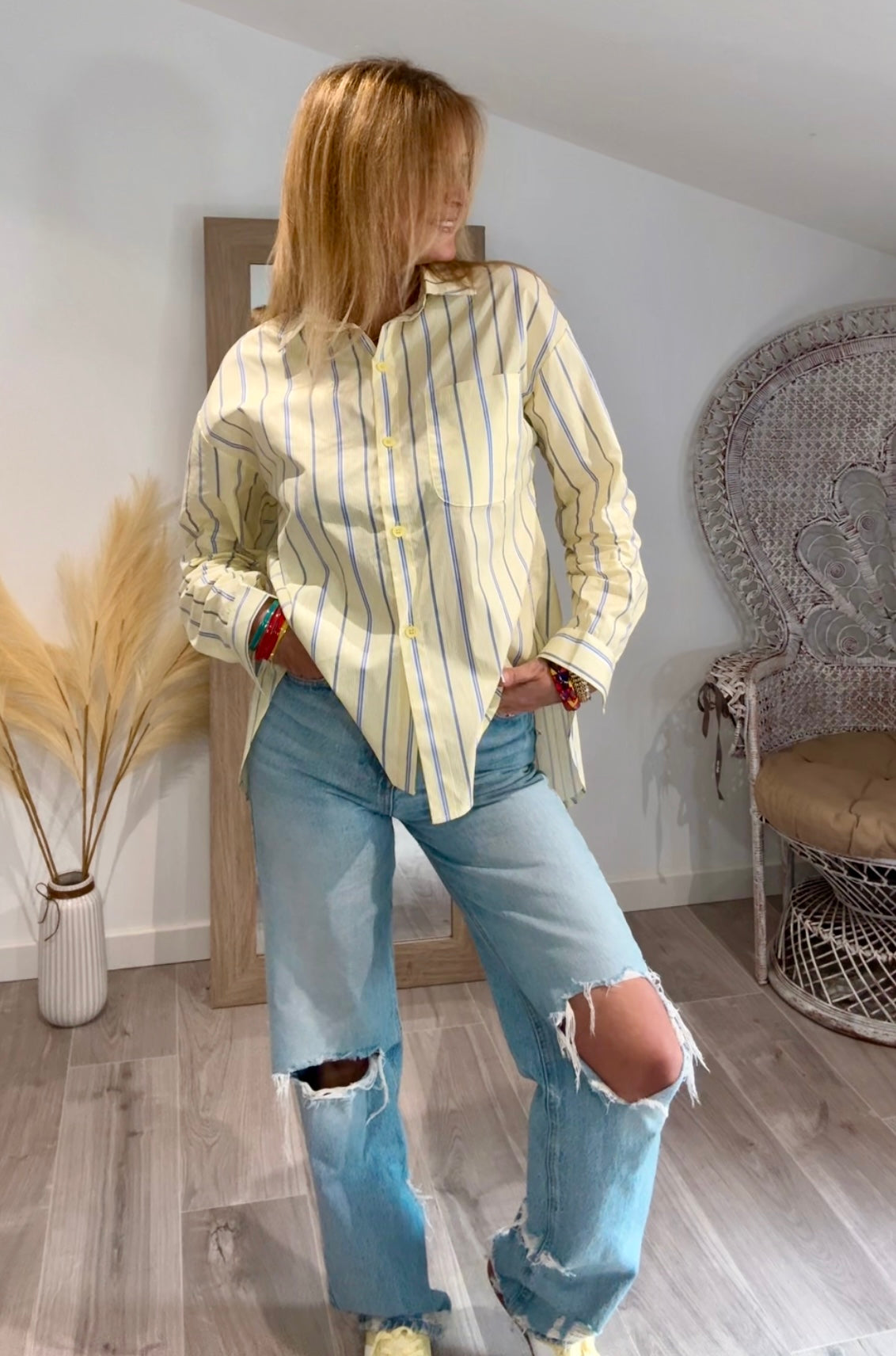 Chemise TOKYO dos fendu