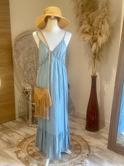 ROBE LONGUE"MYKONOS" IMITATION  JEAN
