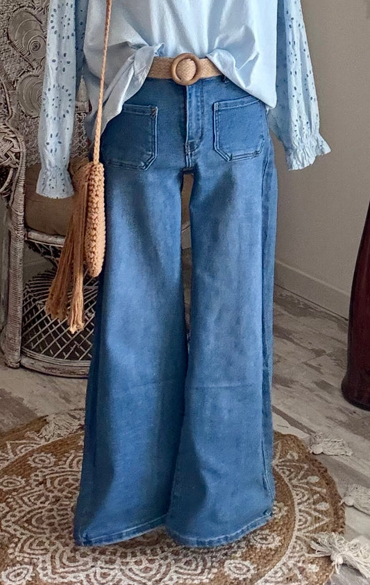 JEANS WIDE LEG "VINTAGE"