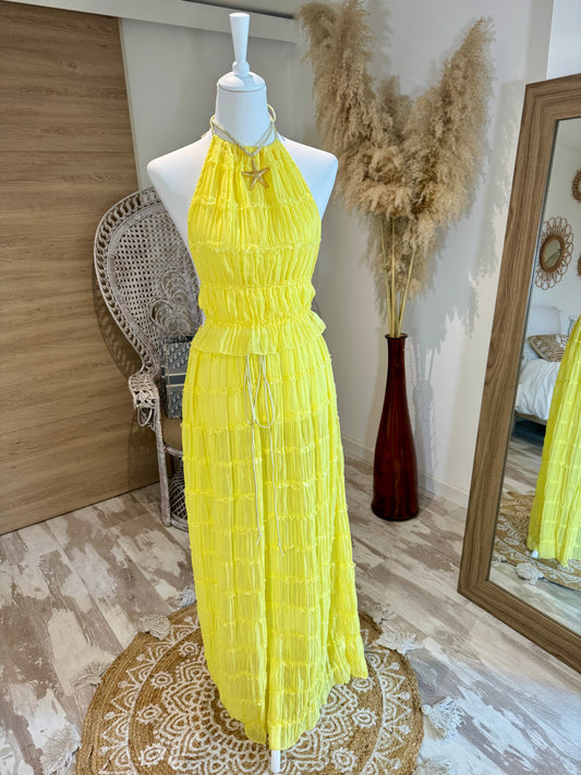 ENSEMBLE 2 PIECES "CALIENTE" JAUNE