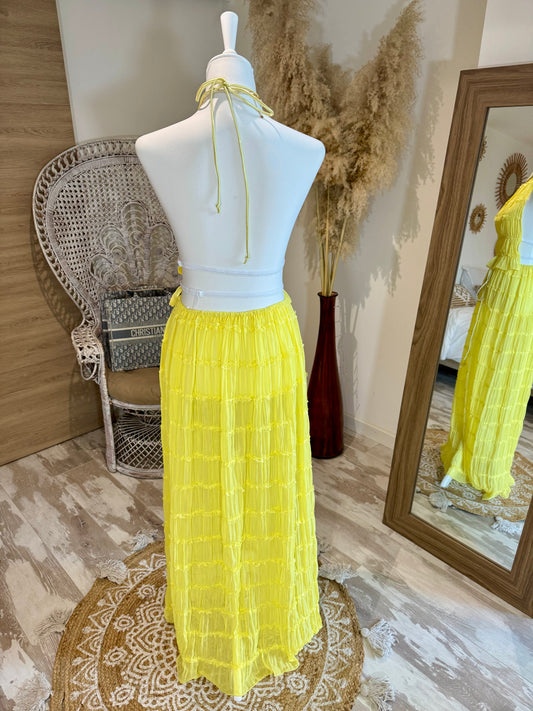 ENSEMBLE 2 PIECES "CALIENTE" JAUNE